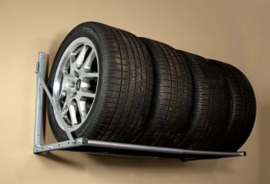 SAILUN Tyre Rack Shelving Tyre Stand Wheel Rack Storage For Tire Wheel Garage Workshop 56x41x101cm For 4 Tyres 