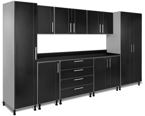 Custom Designed 10ft Garage Cabinets