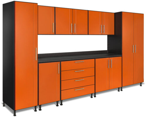 Custom Designed 10ft Garage Cabinets