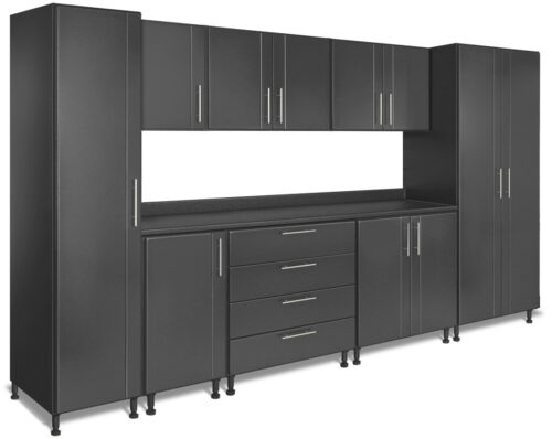 Custom Designed 10ft Garage Cabinets