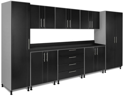 Custom Designed 12ft Garage Cabinets