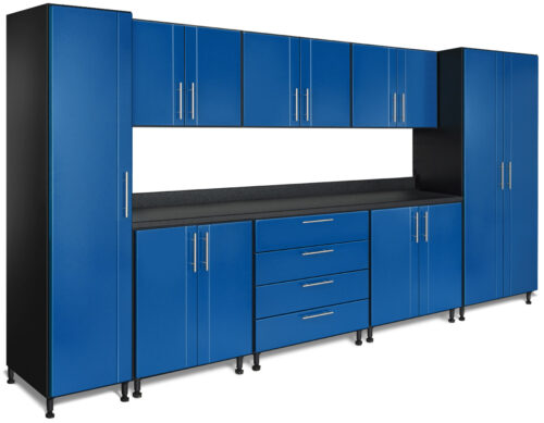 Custom Designed 12ft Garage Cabinets