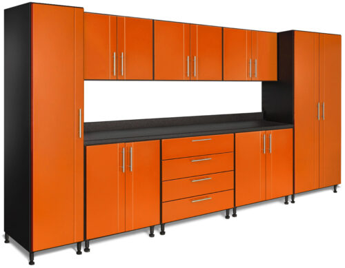 Custom Designed 12ft Garage Cabinets
