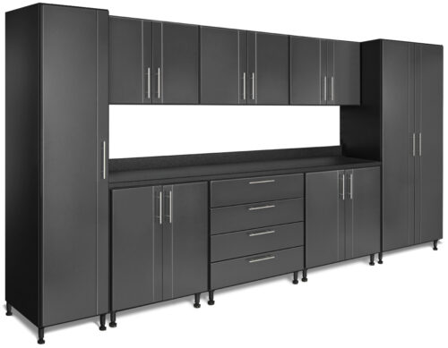 Custom Designed 12ft Garage Cabinets